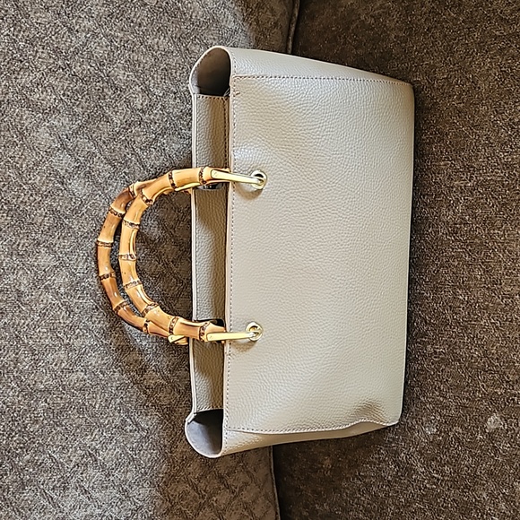 Bamboo Handle Tote - Picture 2 of 6